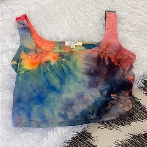 NEVER WORN 2 piece tie dye set